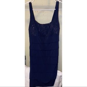 Dark Navy blue mini dress